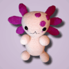 ajolote-12 Ajolote Rosa: El Amigurumi Tejido que Despierta la Nostalgia
