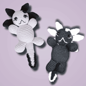 Ajolote Axel el Acuático | Hecho a Mano en Crochet | Personalizalo