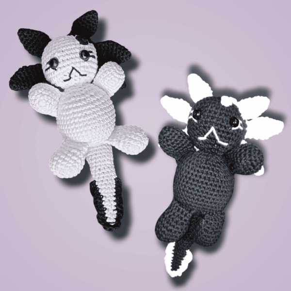 Ajolote Axel el Acuático | Hecho a Mano en Crochet | Personalizalo