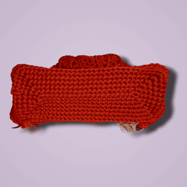 Bolsa Tipo Mochila - Tejida A Crochet - Hecha A Mano