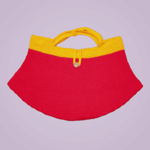 Bolsa Semicircular Tejida A Crochet: Diseño Con Cariño