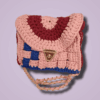 bolso-35-1 Bolsa Tipo Flap Cuadrado - Tejida A Crochet - Hecho A Mano