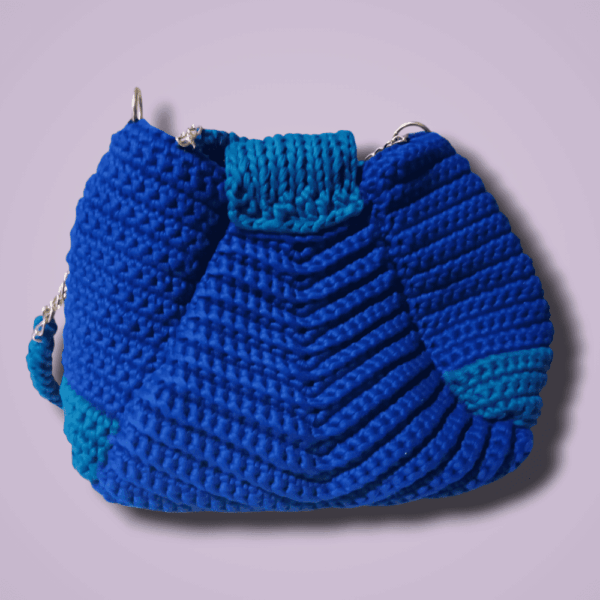 bolso-4 Bolsa Elegante Tote de Mano Tejida a Crochet