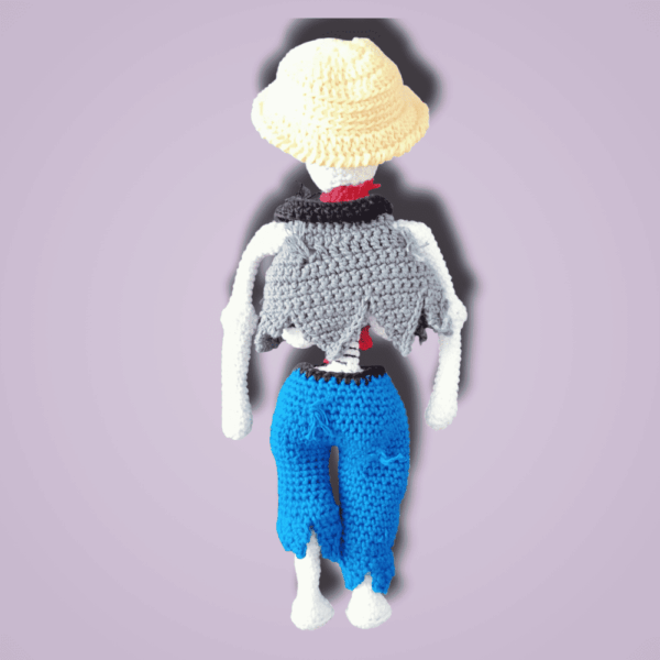 catrin-3 Esqueleto Artesanal Decorativo - Hecho A Mano - Tejido A Crochet