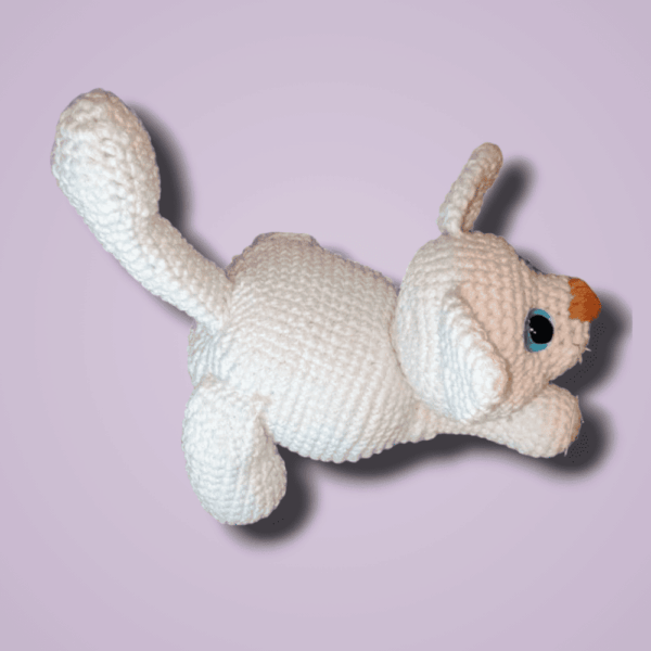 gato-14 Gatito Ronrón de Estambre: Hecho a Mano y Personalizable