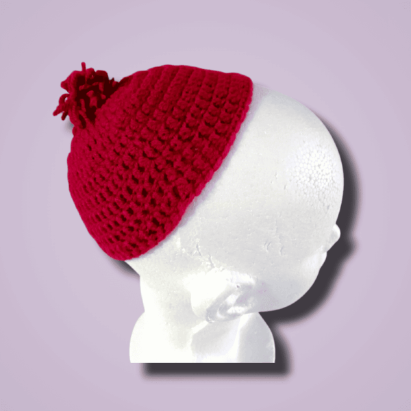 gorro-10-1 Gorro de Bebé Bugambilia: Elegancia y Calidez Hecho a Mano