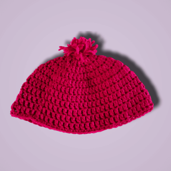 gorro-10 Gorro de Bebé Bugambilia: Elegancia y Calidez Hecho a Mano