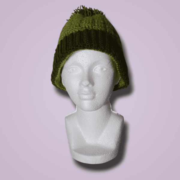 gorro-15 Gorro Verde a Crochet | Regalo Hecho a Mano | Personalizable