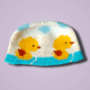 Gorrito de Patitos para Bebé| Hecho a Mano y Personalizable