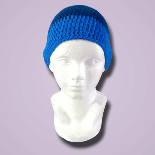 gorro-2 Gorro Azul Futurista - Estilo Cibernético y Personalización