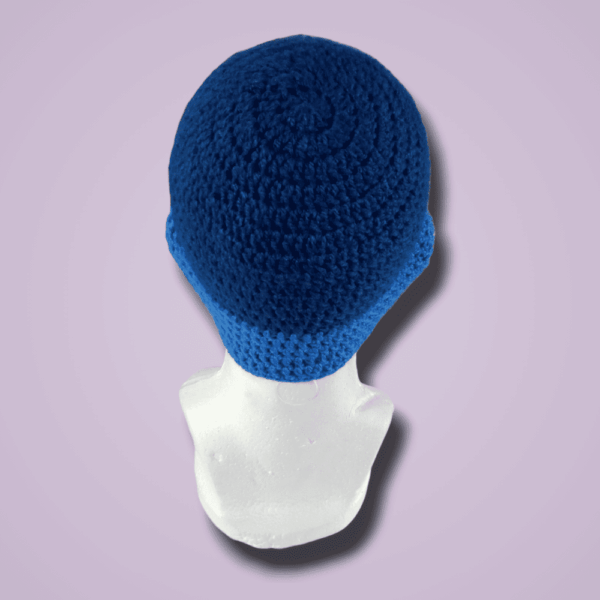 gorro-4 Gorro Azul Futurista - Estilo Cibernético y Personalización