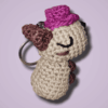 Llavero De Capibara Amigurumi: Ternura Y Calma En Tus Manos
