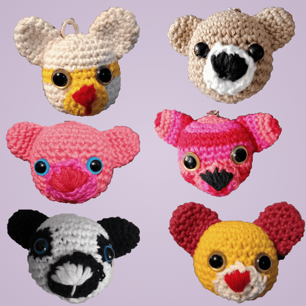 Llavero Cabeza De Oso | Regalo Único y Personalizable