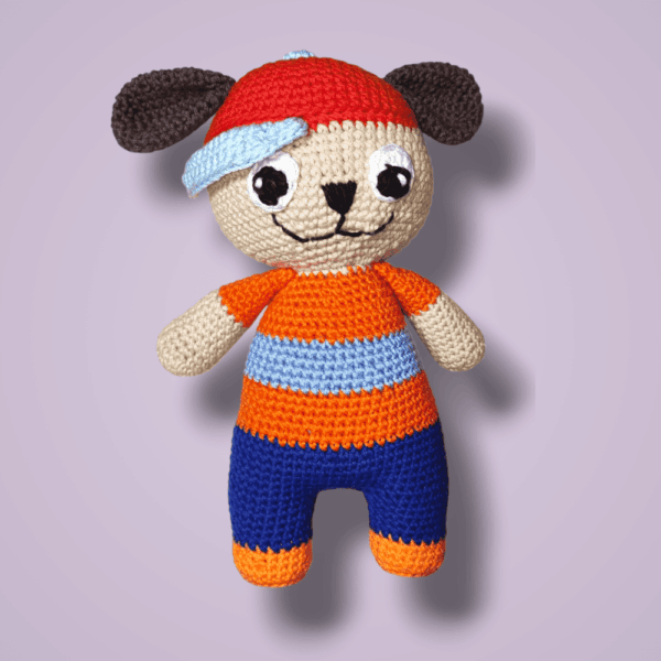 perro-1 Perrito Amigurumi: ¡Adopta Alegría en un Compañero Tejido!