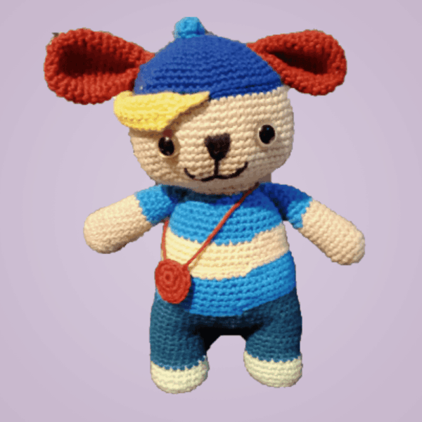 perro-2 Perrito Amigurumi: ¡Adopta Alegría en un Compañero Tejido!