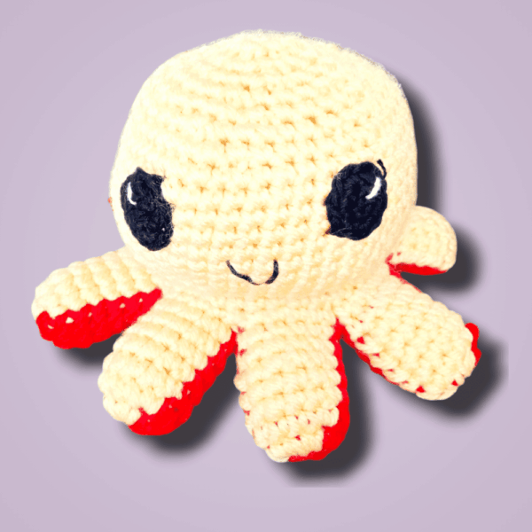 pulpo-1 Pulpito Reversible: Amigurumi Que Abraza las Emociones