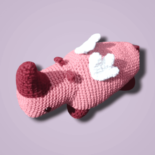 Rino-Alas: Amigurumi Rinoceronte Mágico | Regalo Personalizado